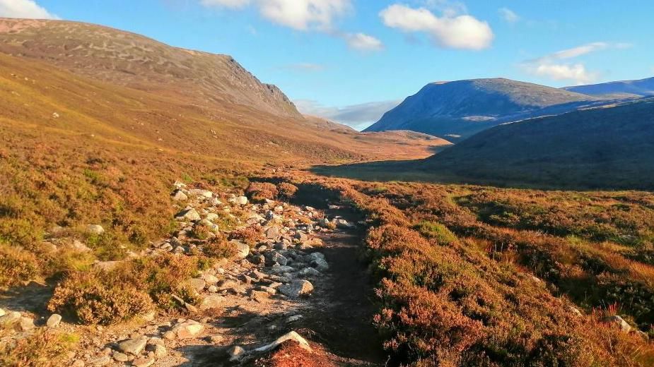 Path leading into the Lairig Ghru