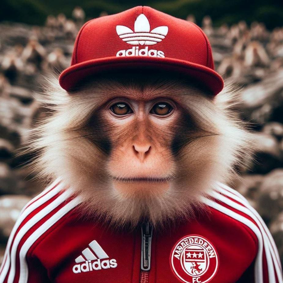 AI generated image of monkey