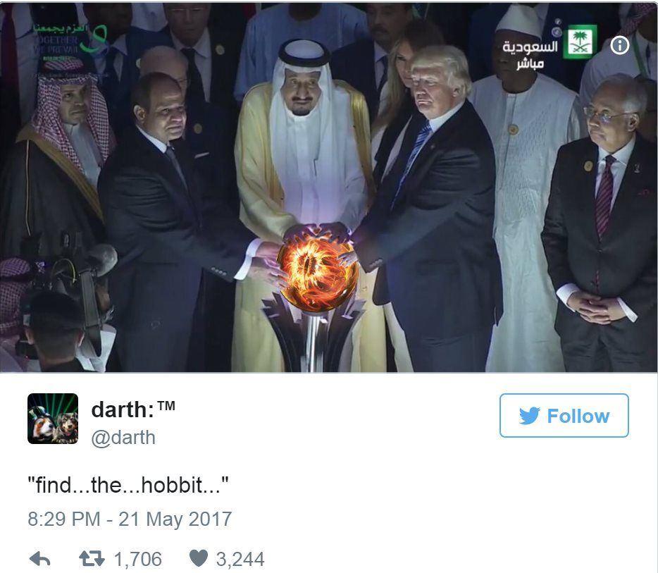 Fire Burn And Cauldron Bubble Trump And The Glowing Orb Bbc News 