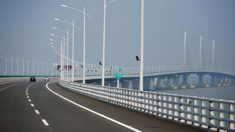 Puente Hong Kong-Zuhai-Macao.