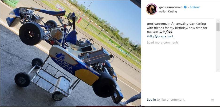 Romain Grosjean on Instagram