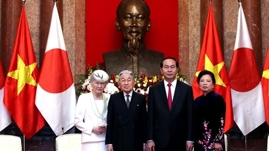 Chủ tịch nước Trần Đại Quang hội kiến Nhà Vua Nhật Bản Akihito ở Hà Nội