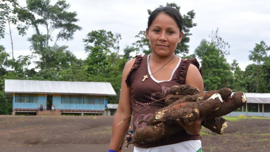 Mujer en Kapawi