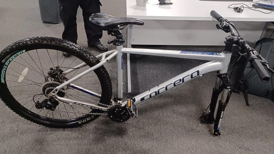 One of the cycles recovered in the raid