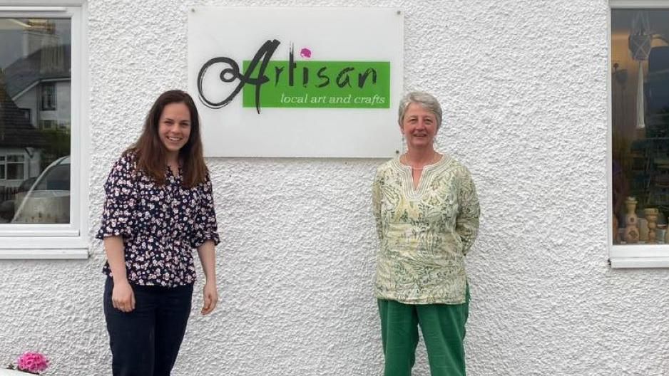 Kate Forbes and Joanne Matheson at Artisans