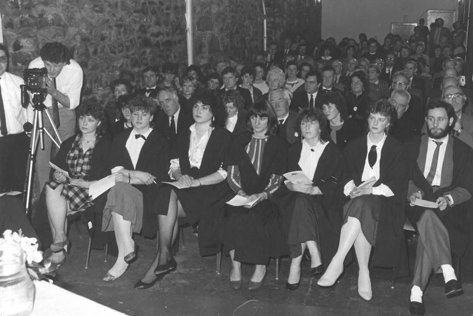 Sabhal Mòr Ostaig graduation in 1985