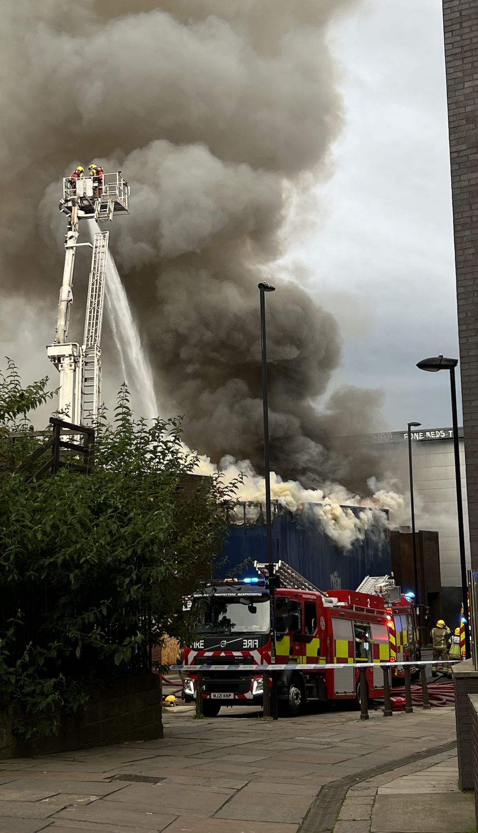 Newcastle Central Motorway Still Closed After Carliol Square Fire - BBC ...