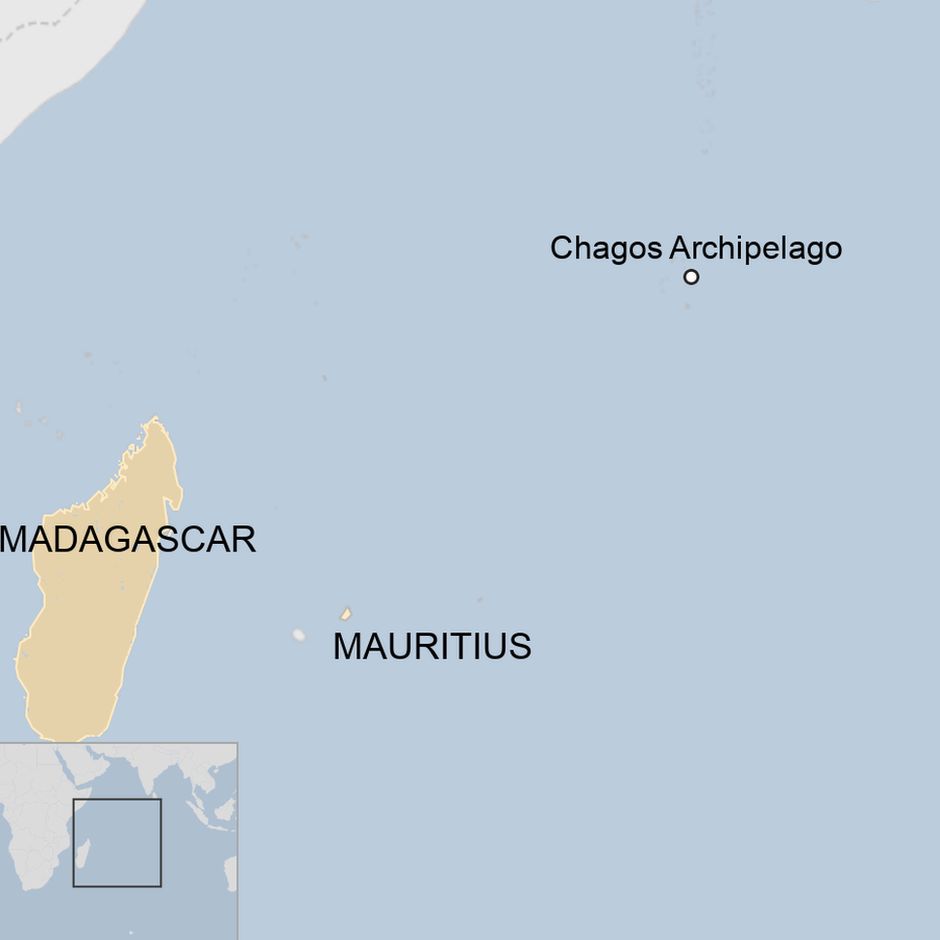 A map of the Chagos Islands