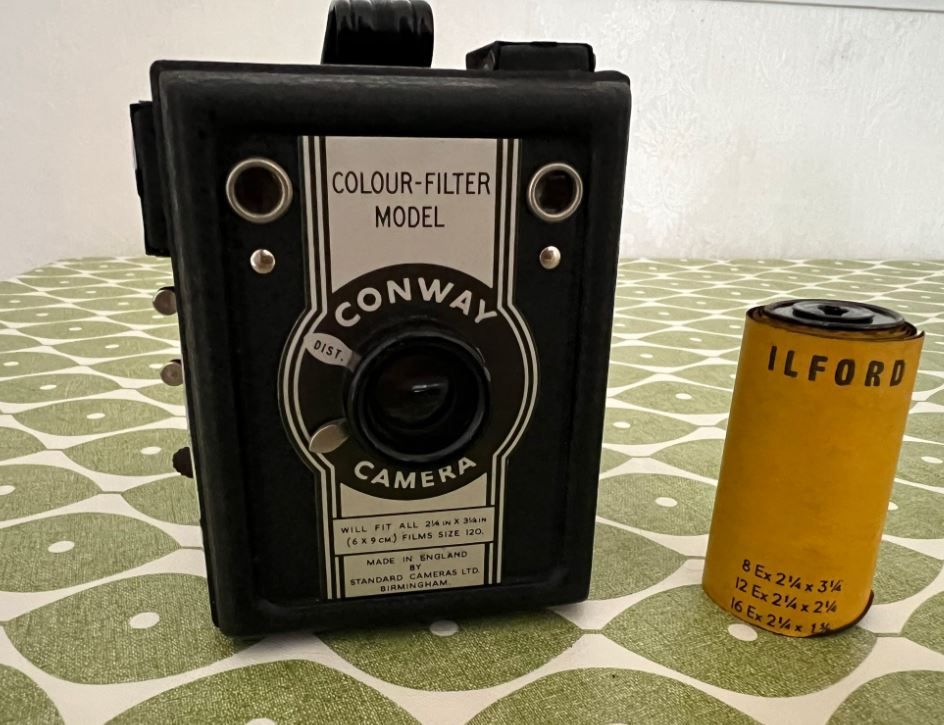 A vintage camera