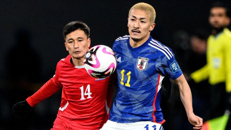 Daizen Maeda starts as Japan beat North Korea - BBC Sport