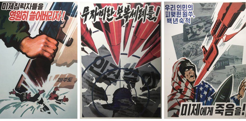 North Korean propaganda posters