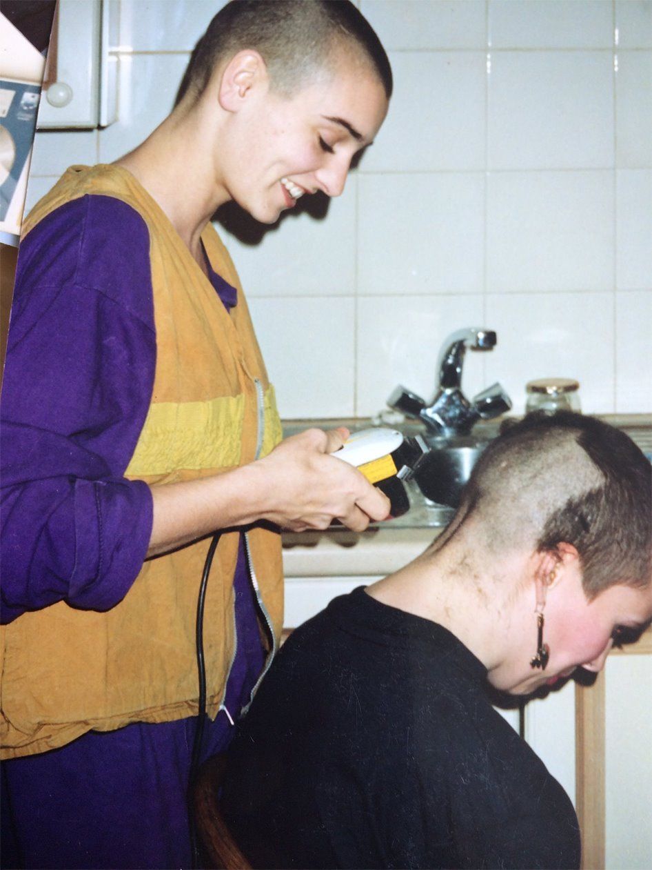 Sinéad O'Connor shaved Louise Woolcock's head