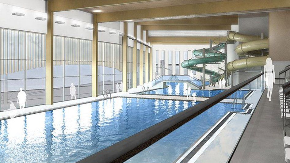 Artist's impression of the new pool
