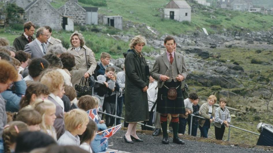 Charles and Diana in Barra