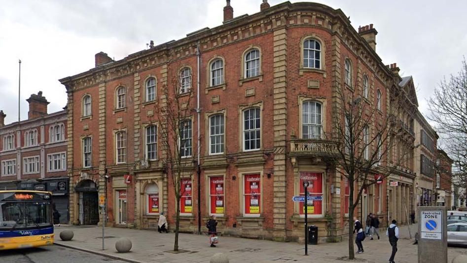 Street view of Thwaites House in Blackburn