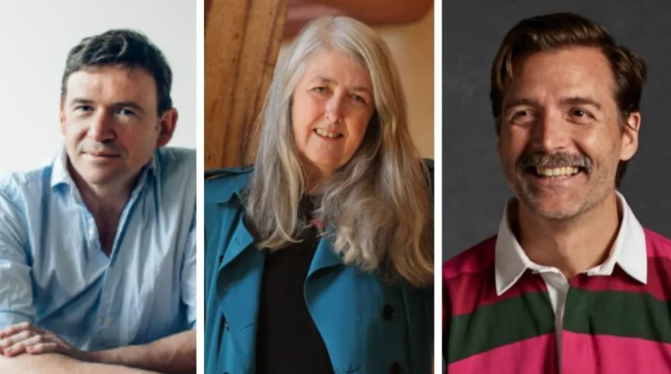 David Nicholls, Mary Beard and Patrick Grant 