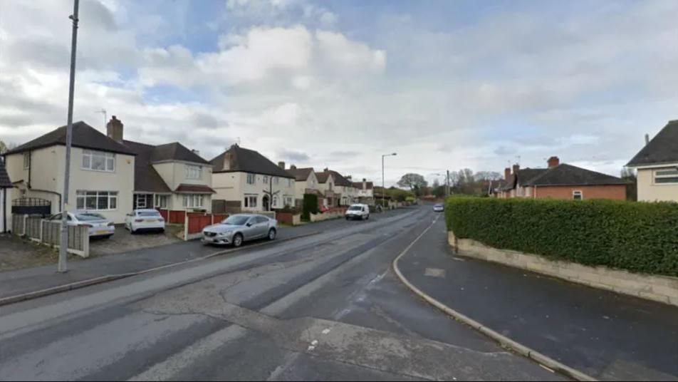 Green Rock Lane in Bloxwich 