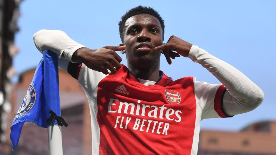 Arsenal: Eddie Nketiah 'throws down gauntlet' - BBC Sport