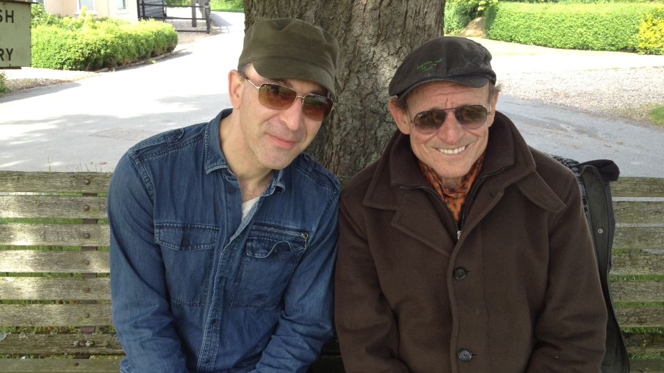 Malcolm Bruce with his father Jack in 2014