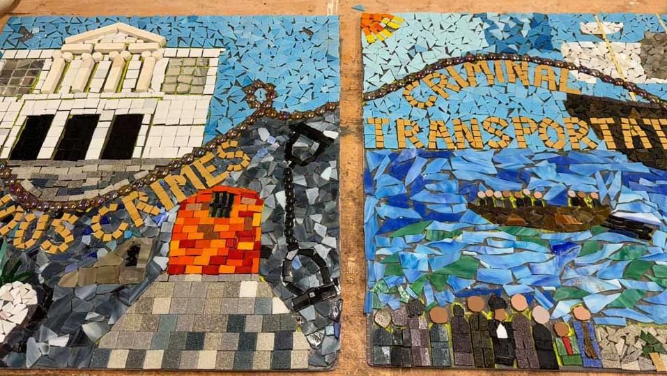Mosaic made by HACRO participants