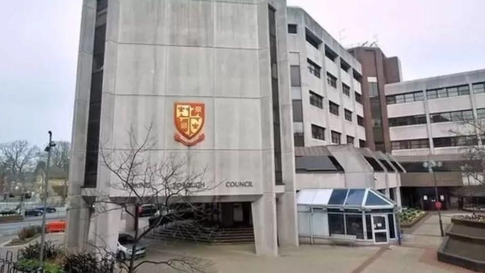 Woking Borough Council's office buildings in the town centre