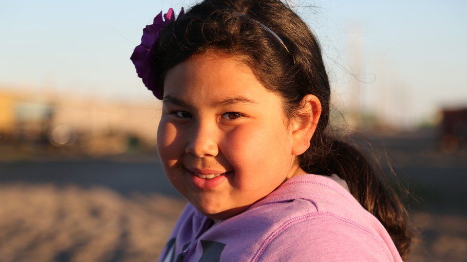 Young Inuit girl