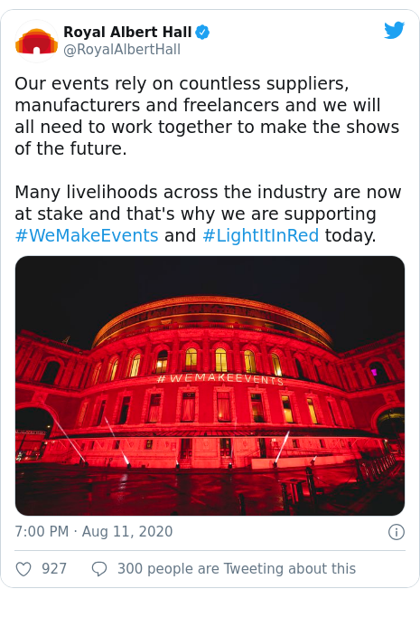Venues And Crew Signal Red Alert For Live Music Theatre And Events Bbc News