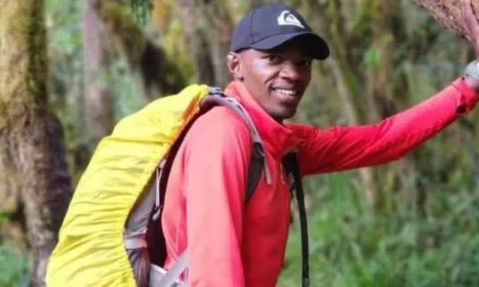Mr Mwithi on a hike