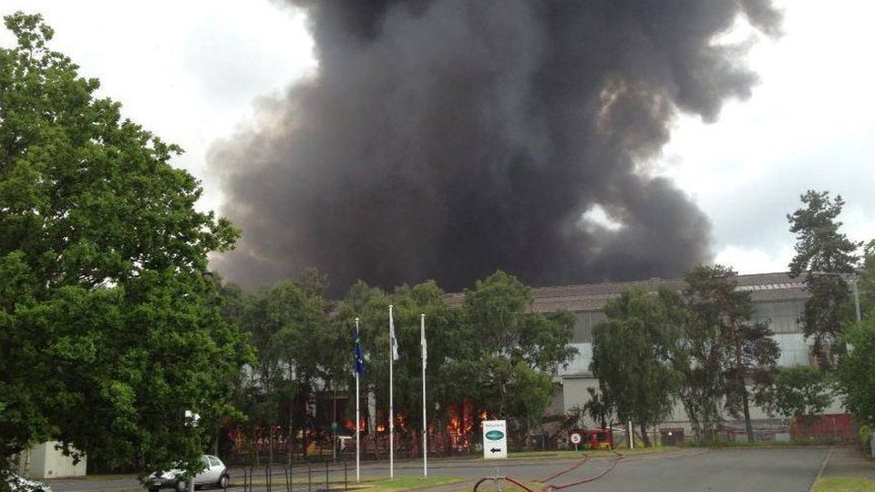Pixley waste paper recycling plant fire tackled by six crews BBC News