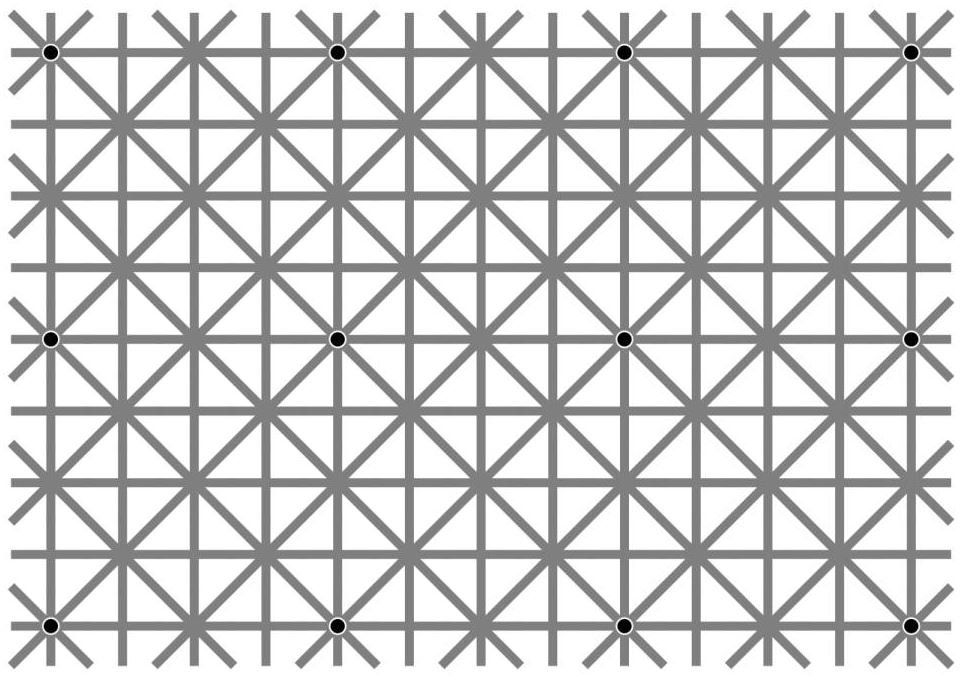 How many spots can you see in this optical illusion? - BBC News