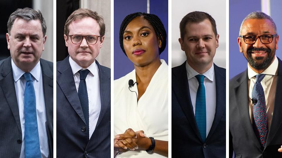 Mel Stride, Tom Tugendhat, Kemi Badenoch, Robert Jenrick, James Cleverly