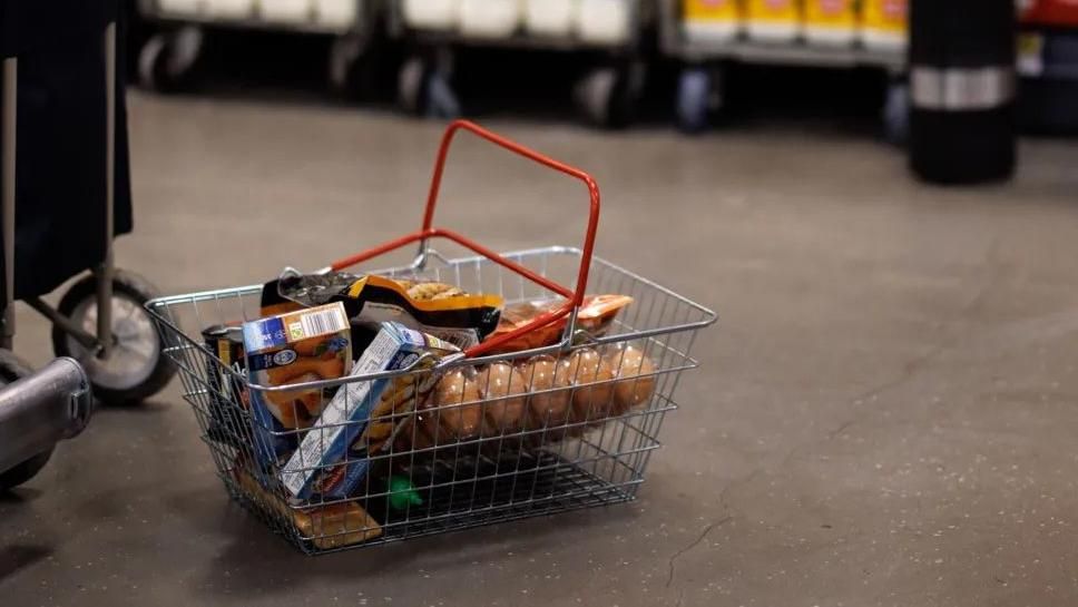 basket of groceries