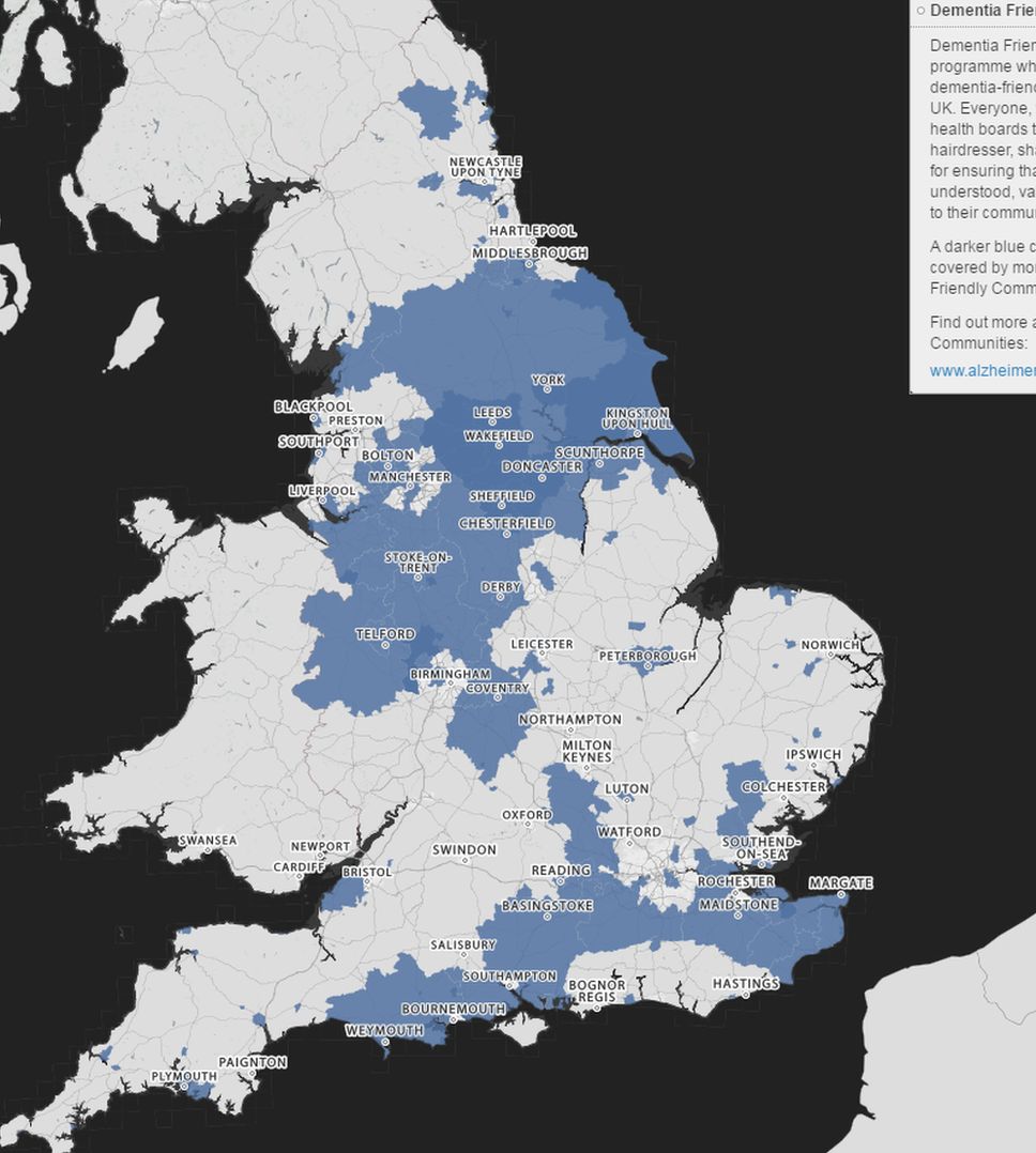 NHS dementia atlas reveals patchy care - BBC News