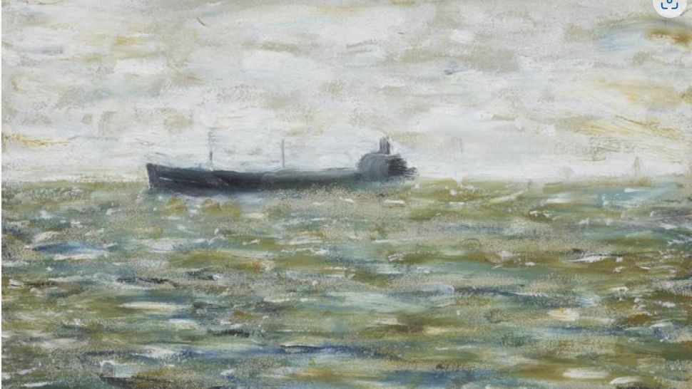 LS Lowry's painting Tanker