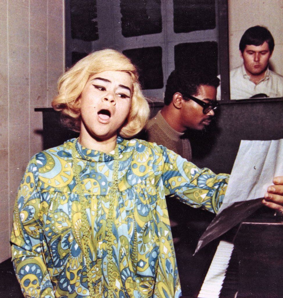 Etta James records with The Swampers at FAME Studios in 1967