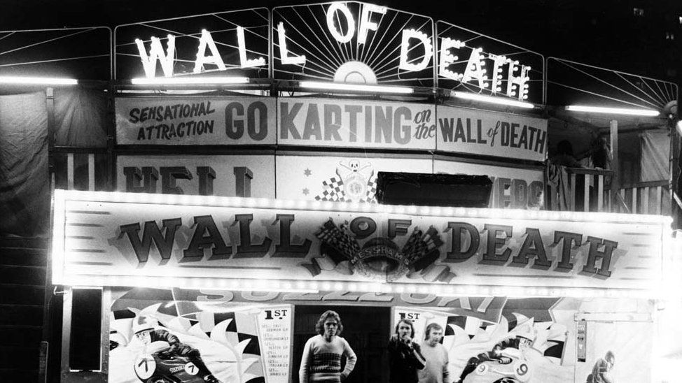 Wall of Death sideshow at Goose Fair