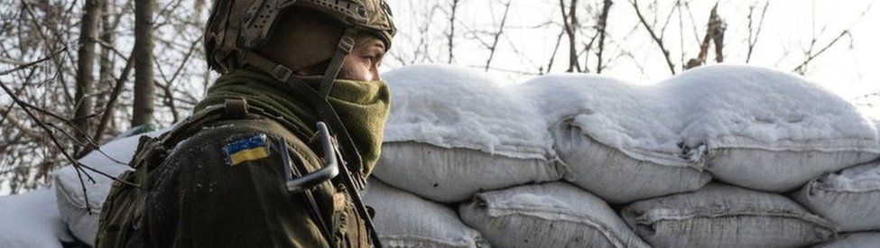 Ukrainian soldier