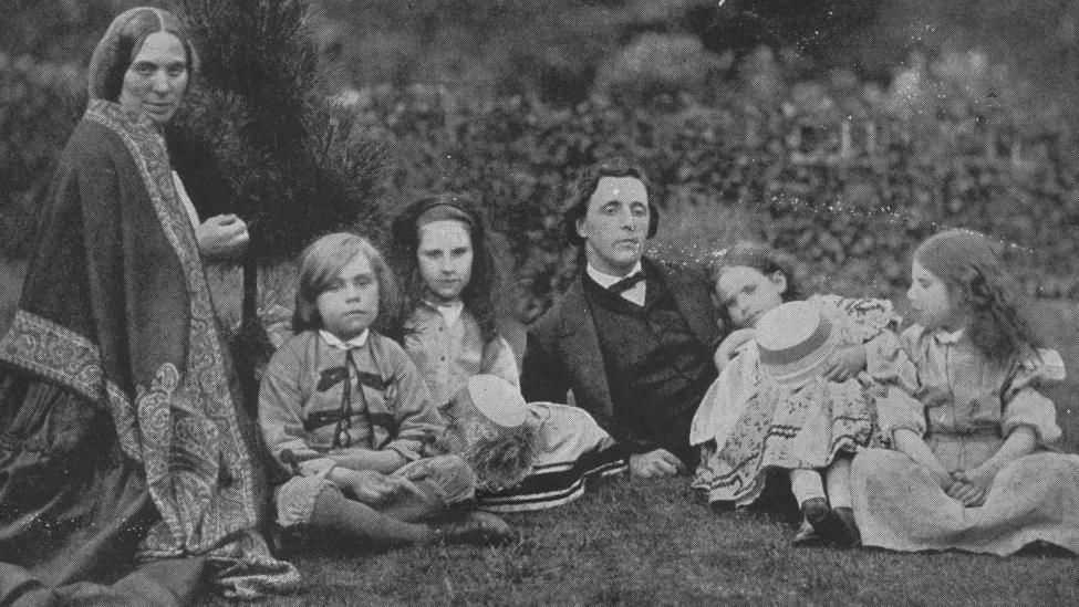 Lewis Carroll pictured with George MacDonald's wife