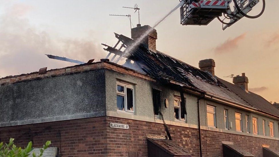 House fire in Normanton