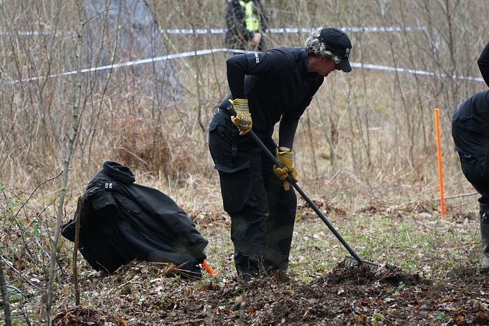 Sussex Police end woodland search for murdered man's body - BBC News