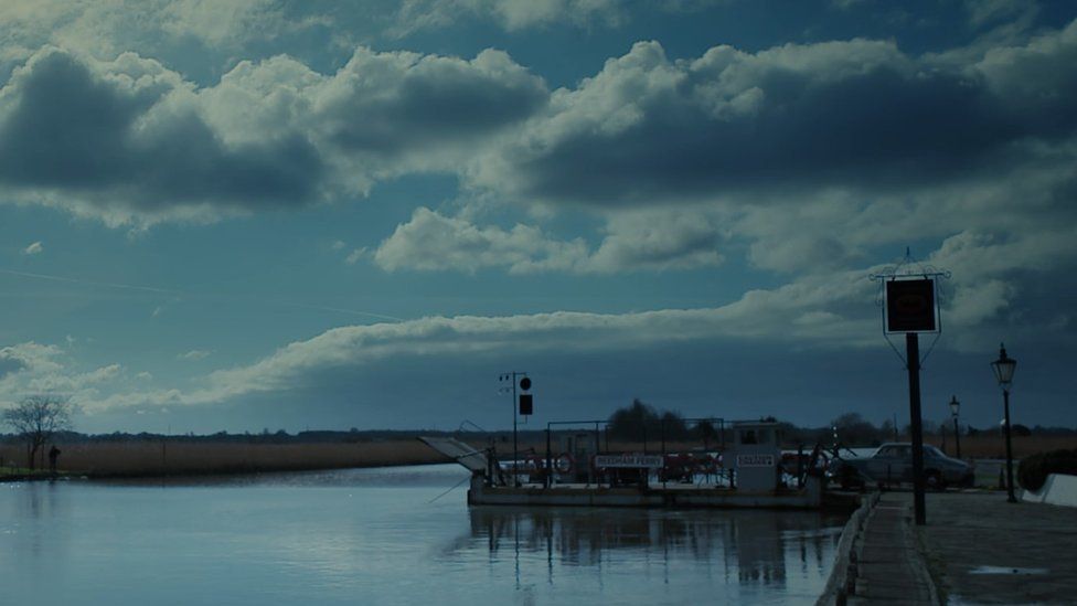 Reedham Ferry features in the film