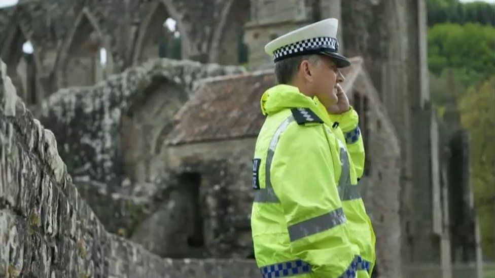 police officer in Tintern