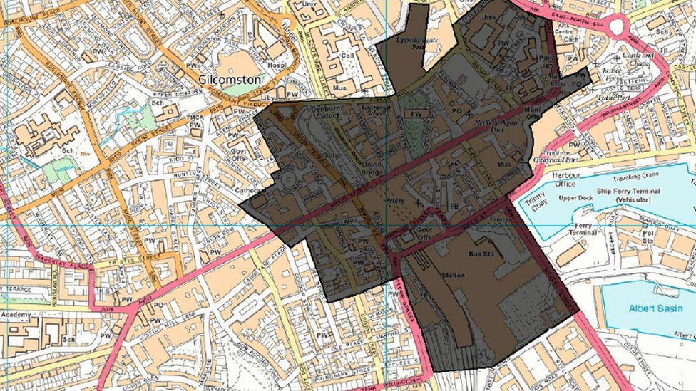 Planned dispersal zone