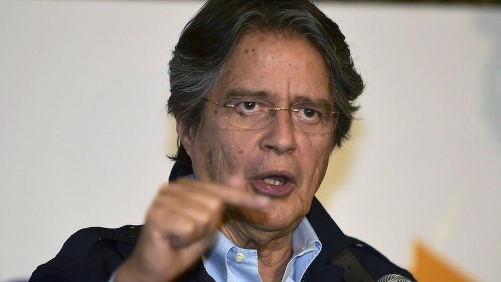 Ecuadorean presidential candidate Guillermo Lasso