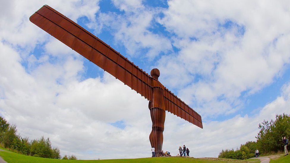 Angel of the North sculpture in Gateshead