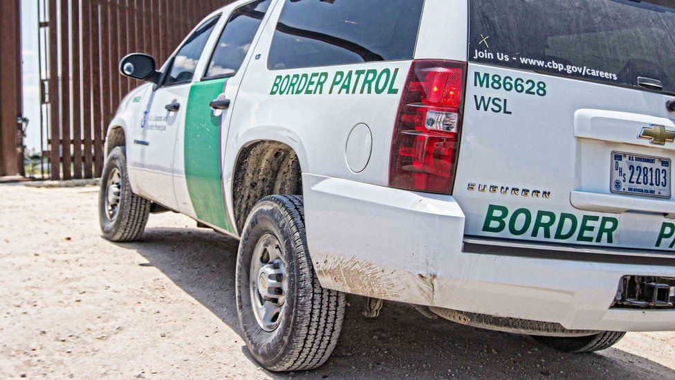 A Border Patrol car