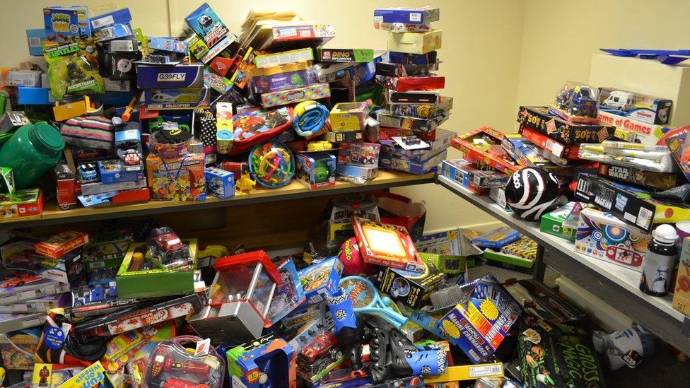 Donated toys