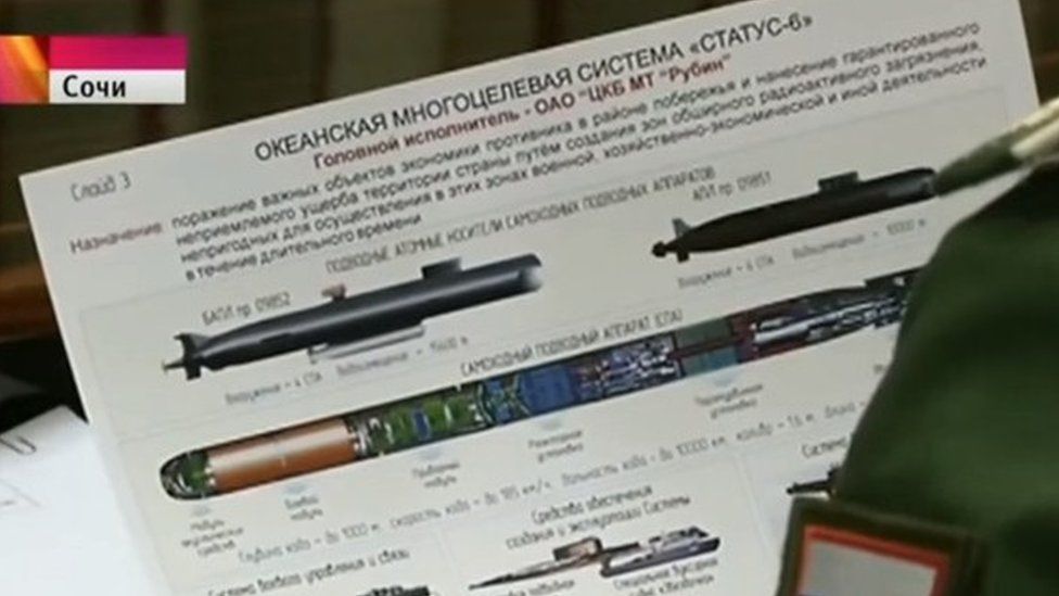 Torpedo diagram shown on Russian state TV