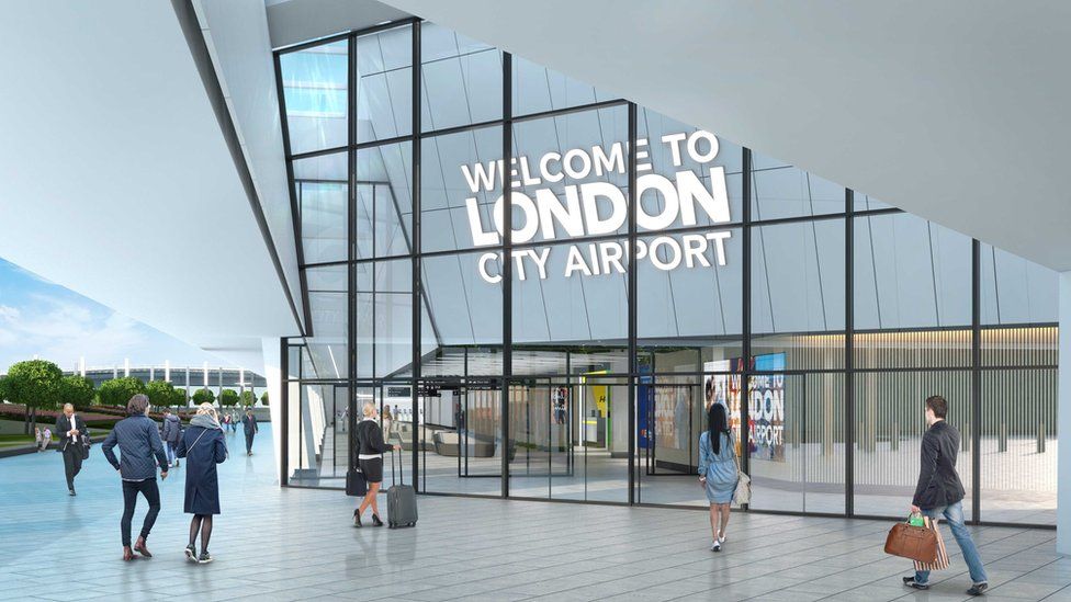 London City Airport terminal plans revealed in new images - BBC News, Bexhill Cab to London
