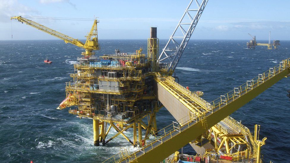 north sea platform